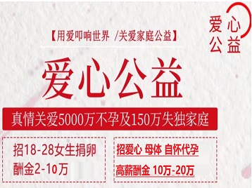 错那捐卵助孕生子 爱心志愿者招募